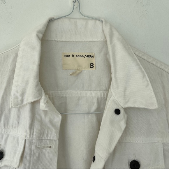 Rag & bone white denim jacket - Picture 4 of 8